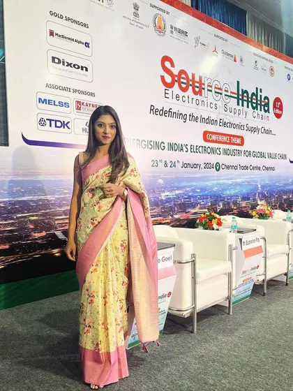 On the expansive stage of the Source India conference.