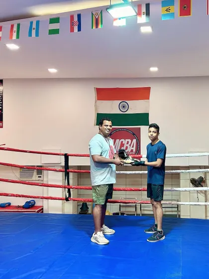 Gifting another one of my dedicated students a new pair of shoes.
