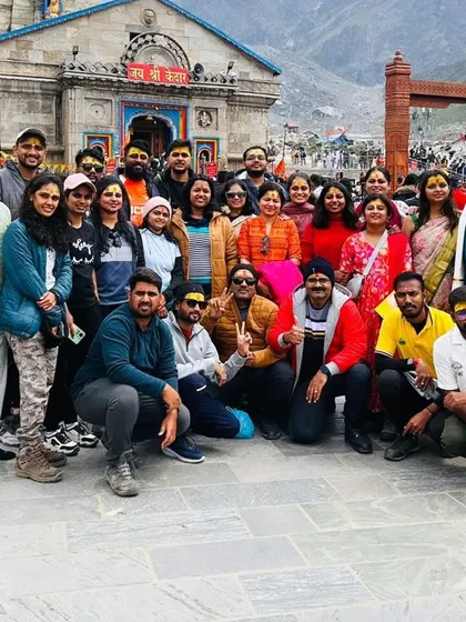 Another happy group from our Kedarnath batch. The sense of accomplishment and spiritual fulfillment is evident on their faces.