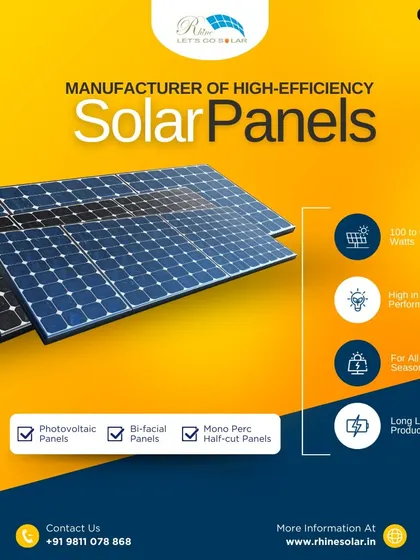 We manufacture high-efficiency solar panels, including Photovoltaic, Bifacial, and Mono PERC half-cut panels, for high performance in all seasons.