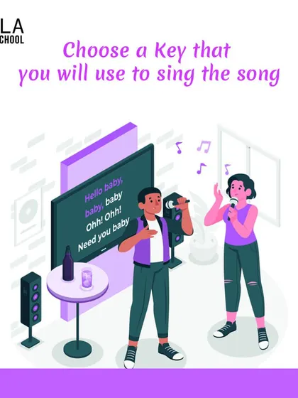 A tip for learning a new song: choose a key that is comfortable for your voice. I help students find the perfect key to make any song their own.