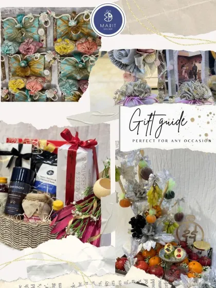 A gift guide for any occasion. This collage showcases the variety of my work, from wedding gifts and anniversary hampers to birthday baskets, all beautifully packed to create lasting memories.