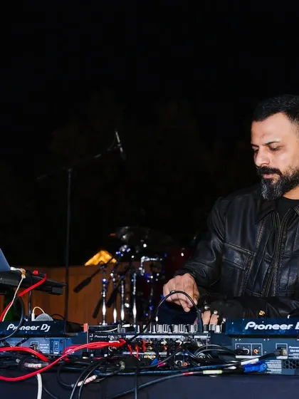 A shot from my birthday, doing what I love most. I am constantly honing my craft, always focused on delivering the best possible sound and experience.