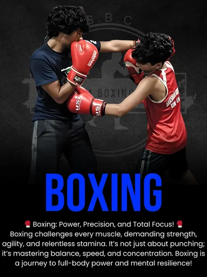 Boxing is a journey of power, precision, and total focus. This image captures a moment of impact between two young boxers, representing the blend of agility and mental resilience we teach.