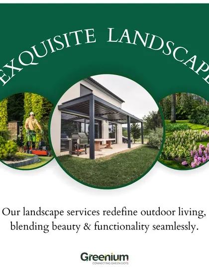 My landscape services redefine outdoor living by blending beauty and functionality seamlessly. This image collage shows examples of my work, from lawn maintenance to creating elegant patio spaces.