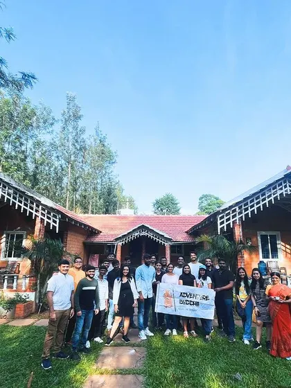 Our group gathered outside a beautiful homestay, ready for another day of exploration. We choose accommodations that are comfortable, scenic, and add to the overall experience.