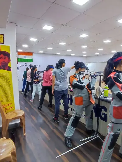 Get up and get started. A wide view of our Andheri range, fully equipped and ready for our shooters to train and excel.