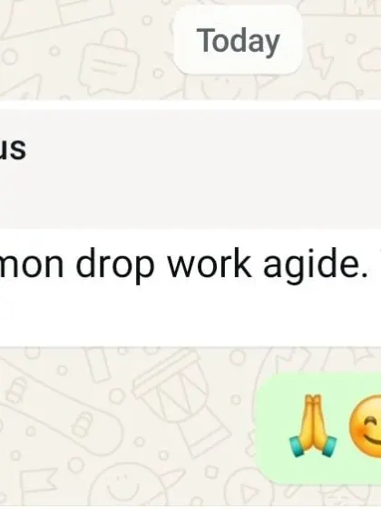 A short and sweet confirmation from a client that the "Lemon Drop" remedy has worked for them again.