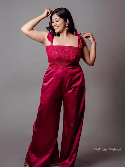 A playful and happy shot of the actress.