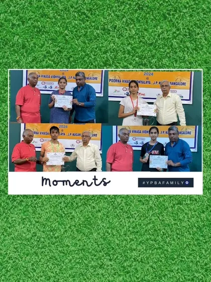 The prize distribution ceremony at our Inter-Branch Championship, celebrating the achievements of our young athletes.