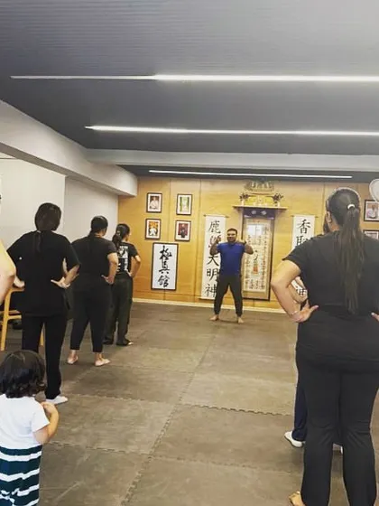 A moment from our women's class. Whether you are a complete beginner or have prior experience, you will find a welcoming and challenging environment here at The Dojo.