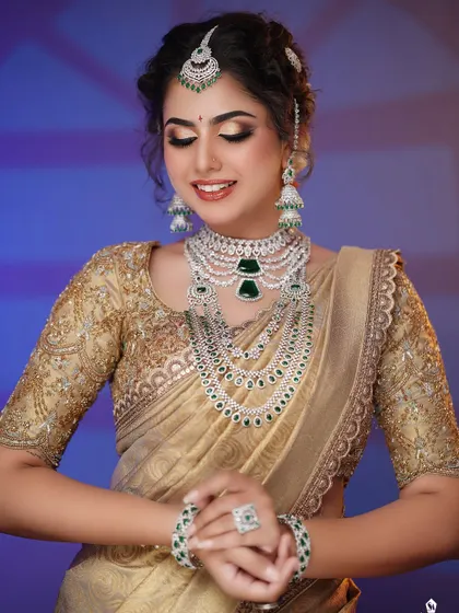 A gallery showcasing the wide variety of reception, party, and modern glam looks I can create for any special occasion.