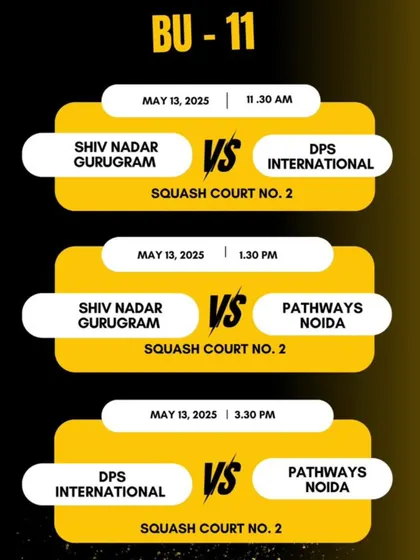 A look at the match schedule for the Boys Under-11 team events. Our tournaments are meticulously planned to ensure a smooth and professional experience for all participating schools.