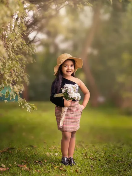 A modern princess enjoying the outdoors. We have been photographing this lovely girl for five years, and her confidence and style shine in this birthday portrait.