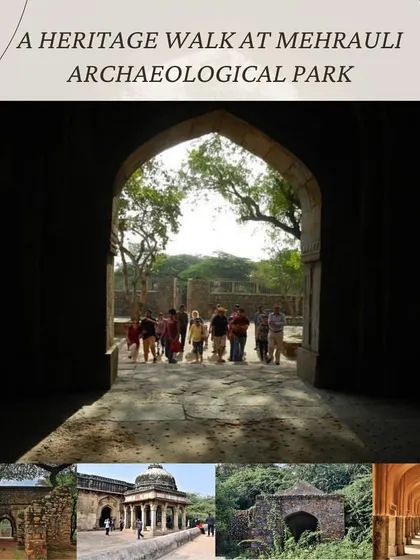 This collage offers a glimpse into our comprehensive exploration of the Mehrauli Archaeological Park. From the dark silhouette of an archway to the intricate details of Lodi-era tombs, this walk covers over 800 years of Delhi's history in one location, showing the city's continuous evolution.