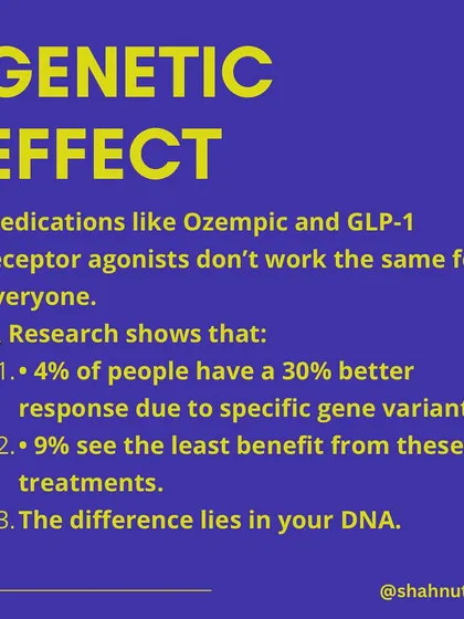 Medications like Ozempic don't work the same for everyone, and the difference lies in your DNA. Research shows that specific gene variants can make some people respond 30% better, while others see minimal benefit. This highlights why a personalized, genetic-based approach is superior to a one-size-fits-all solution.