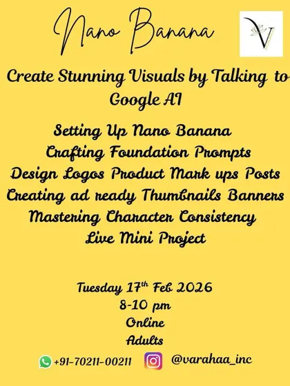 Learn to create stunning visuals just by talking to Google's AI in my Nano Banana masterclass. I will teach you how to craft foundation prompts to design logos, social media posts, and ad-ready banners without needing any design software like Photoshop or Canva.
