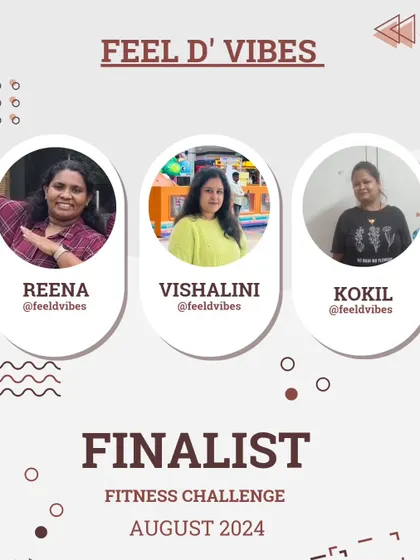 Congratulations to Reena, Kokil, and Vishalini, the finalists of our August 2024 Fitness Challenge. Their hard work and dedication are an inspiration to us all.
