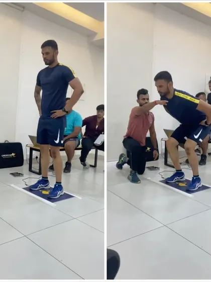 Participating in a practical session on force plate analysis during my MSc course. I am always seeking hands-on experience with the latest technology in sports science to bring back to the coaches I mentor.