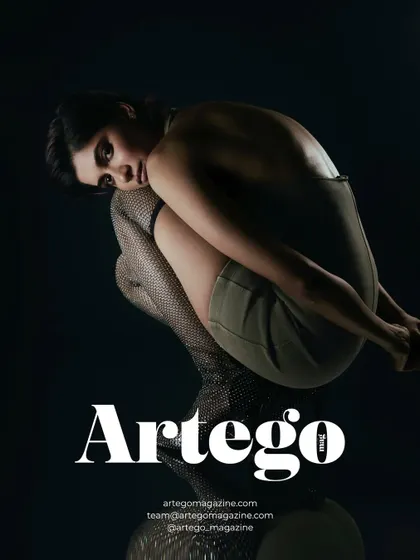 A cover for Artego Magazine. The reflection on the mirror floor adds a layer of depth and symmetry to the composition.