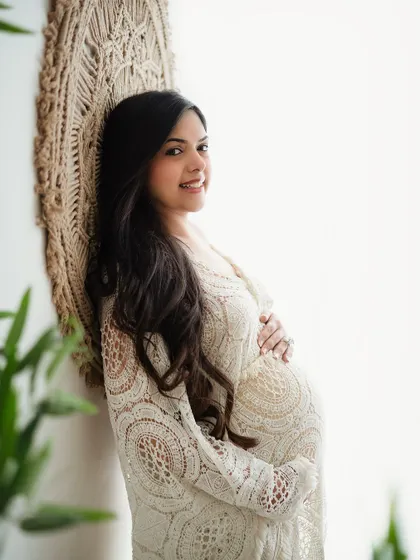 A simple and beautiful portrait using natural window light and a textured lace gown. I'll show you how to find the best light in any location.