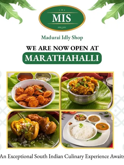 We are excited to announce our new outlet in Marathahalli. This post invites the local community to come and experience our traditional South Indian culinary heritage.