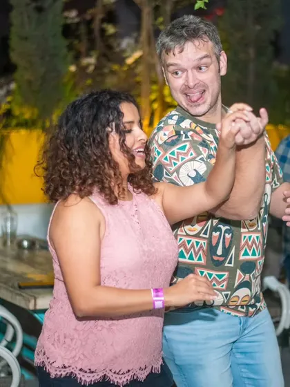 La Rumba guarantees smiles all around. The music, the vibe, the people, and the energy come together to create unforgettable memories.
