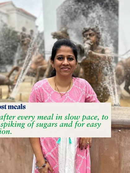 On World Diabetes Day, here is a simple tip: walk after every meal at a slow pace. This helps avoid blood sugar spikes and aids in easy digestion, making it a powerful habit for diabetes management.