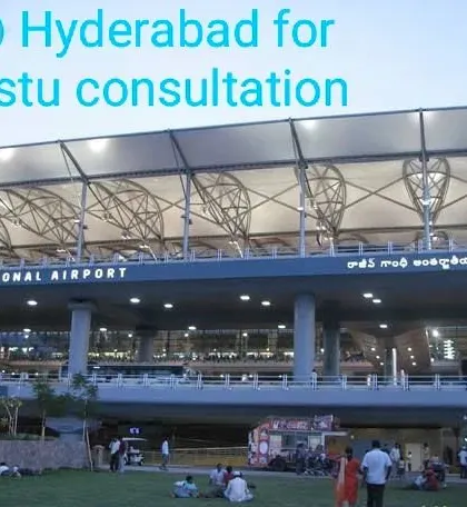 This photo was taken during a trip to Hyderabad for a Vastu consultation. I am committed to providing my expertise to developers and institutions throughout India.