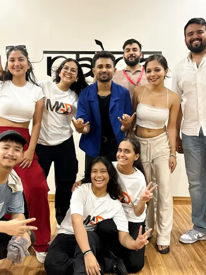 The core team and some of our amazing students. We are a close-knit community of dance lovers here at MAD Studios.