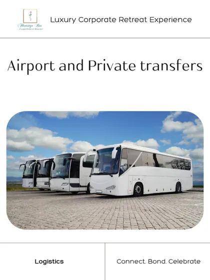 I ensure every part of your corporate off-site is seamless, including all transportation. From the moment your team lands, I manage all airport and private transfers with comfortable, reliable vehicles so you can focus on the experience.