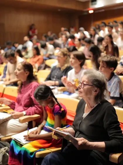 A diverse audience, from young children to senior citizens, participates in the dictation. Our events are truly for everyone, fostering a love for the French language across all ages.