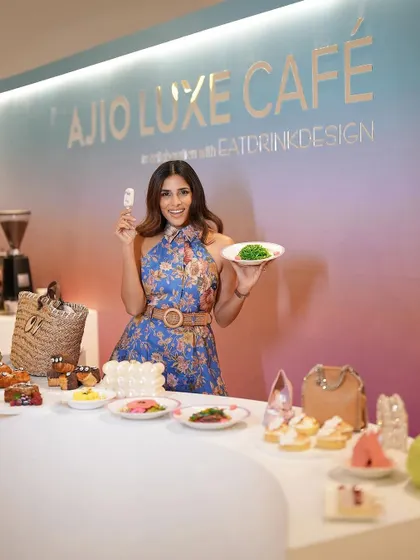 We were thrilled to have guests like House of Misu stop by the Ajio Luxe Café to enjoy our curated menu of fashion-inspired treats.
