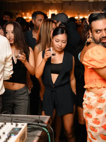 The crowd is always a mix of different styles and energies.