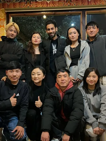 Another cherished memory with my fitness family in Bhutan. These moments of connection and shared peace after a great workout are what make this journey so meaningful.
