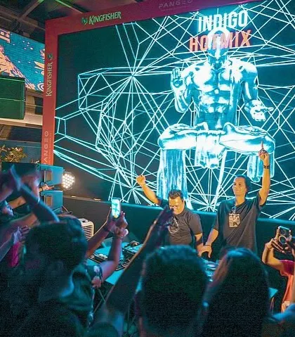The Indigo Hotmix on ground was a massive success. The crowd loved our back to back set.