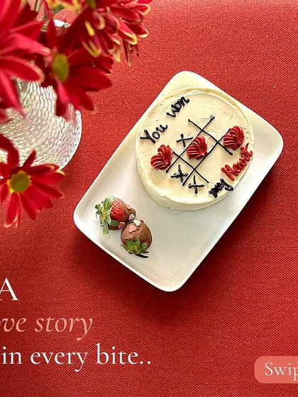 My Valentine's Day collection is all about celebrating love in every form. This year featured adorable teddy bear cakes and fun tic-tac-toe designs, perfect for sharing with your special someone.