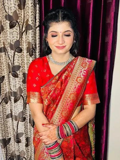 A serene portrait of the Roka bride, showcasing the soft and natural makeup.