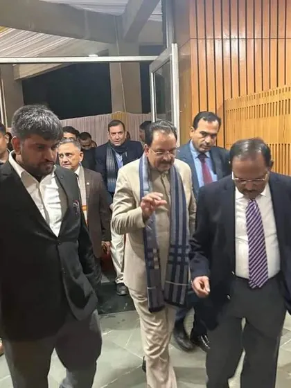 A privilege to be in the company of NSA Ajit Doval ji, one of the world's foremost security experts, at a literary event.
