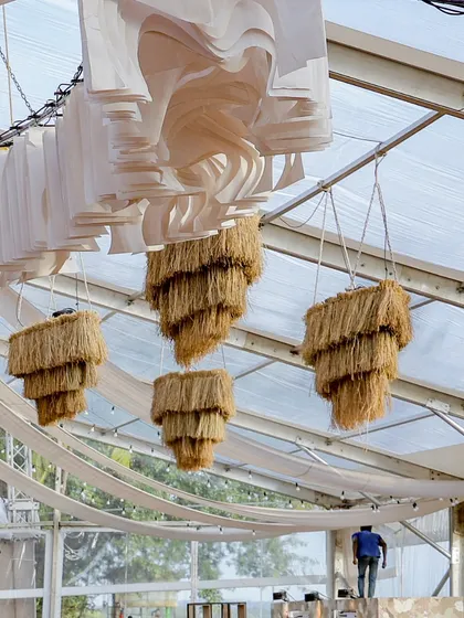 A duplicate of image 246, showing the unique mix of ceiling decor.