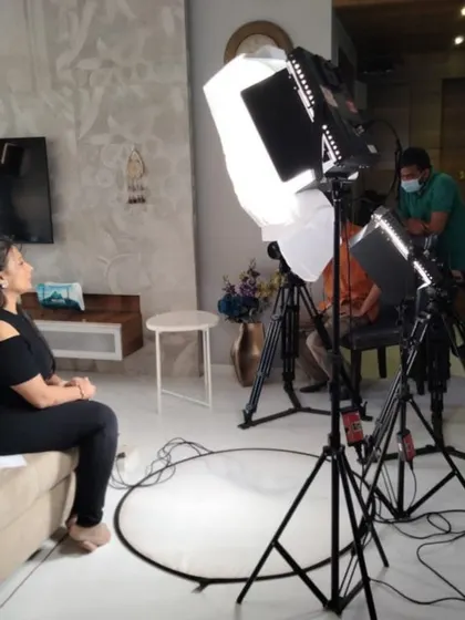A behind the scenes look at my interview for the Deccan Herald. I love sharing my story and inspiring others to follow their passion for the wedding and event industry.