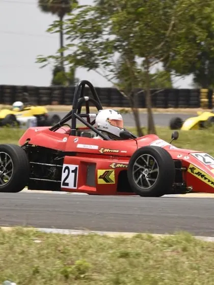 A repeat action shot of our Formula LGB car, emphasizing the consistent performance we deliver.