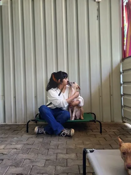 Working with the dogs at Sarvoham Animal Foundation was an incredible experience. Here I am having a quiet moment with one of the resident dogs. Shelter work is a powerful reminder of the resilience of animals and the importance of giving them a second chance.