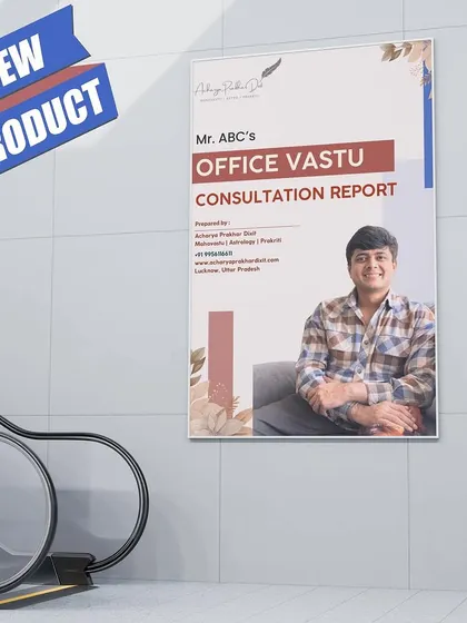 Announcing my new, comprehensive Office Vastu Consultation Report. This product is designed to provide businesses with a clear, actionable roadmap for creating a space that supports growth and success.