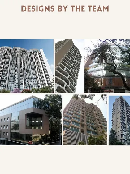 More designs by Darshan Shah, showcasing his work on various residential and commercial buildings. His expertise in the entire building process, from initial design to final detailing, is evident in his work.