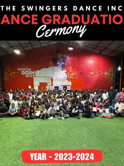 A huge group photo from our 2023-2024 graduation ceremony. We are so proud of every single student who completed their training.