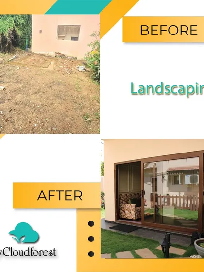This transformation shows how I turned a neglected dirt patch into a clean and elegant side yard. The new design features a lush lawn, a simple stone path, and a small water feature, making the space both beautiful and usable.