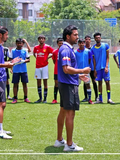 Our coaches evaluating players during the Spain trial selection process. We look for technical skill, tactical awareness, and a strong work ethic to identify players who have what it takes to succeed abroad.