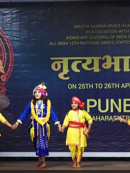 Extensive photo series from our production "Prema Vinod," presented at the Nrutyabharat national contest, highlighting the storytelling of Krishna and the Gopis.
