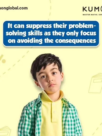 When children are focused only on avoiding consequences, it can suppress their natural problem-solving skills. Our approach encourages them to think through challenges, not just fear mistakes.